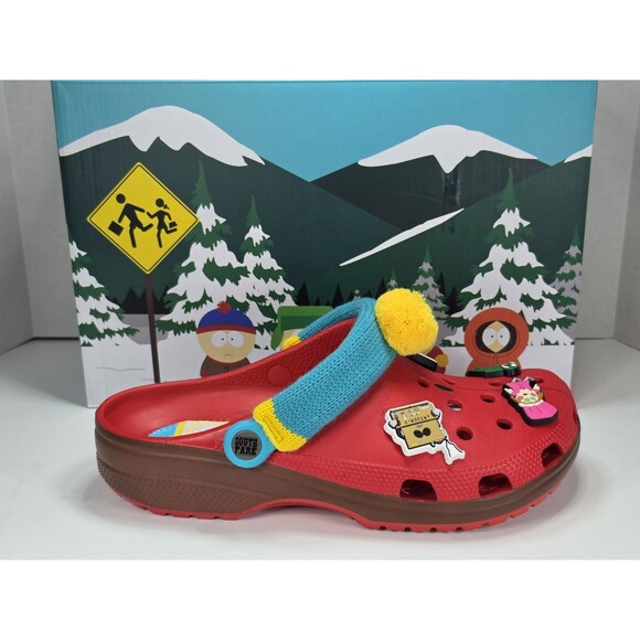 Crocs South Park Eric Cartman Classic Clog Red NWT Men 9 Women 11 main image 4